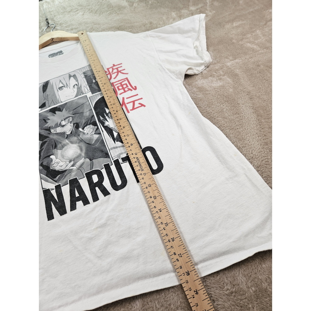 2007 Naruto Shippuden Graphic Tee Sakura Naruto Sasuke T-shirt Size XL - Picture 7 of 10